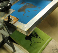 Water-based ink screen printing