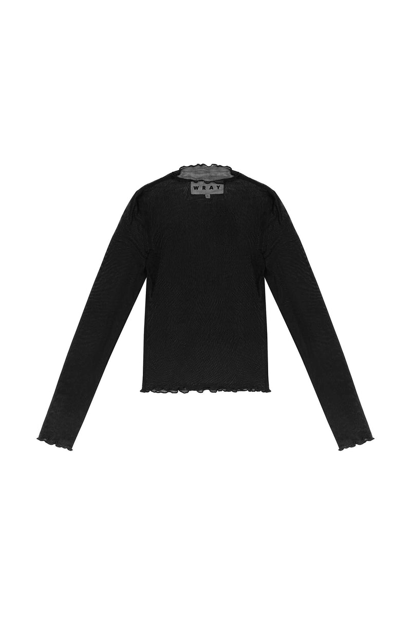 Long Sleeve Maya Tee - Black