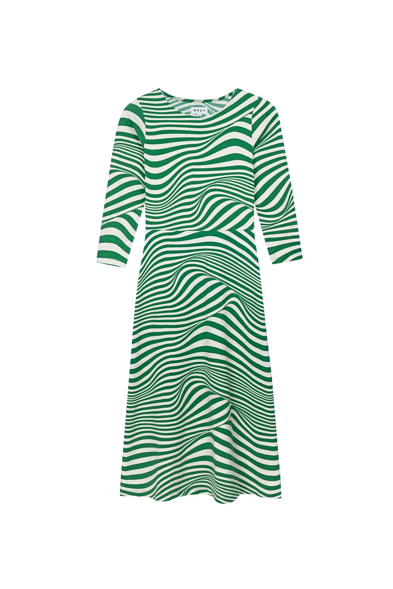 Nikki Dress - Algae Swirl