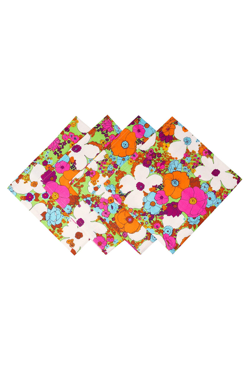 Napkin Set - Acid Floral Home WRAY 