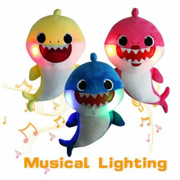 baby shark light singing plush
