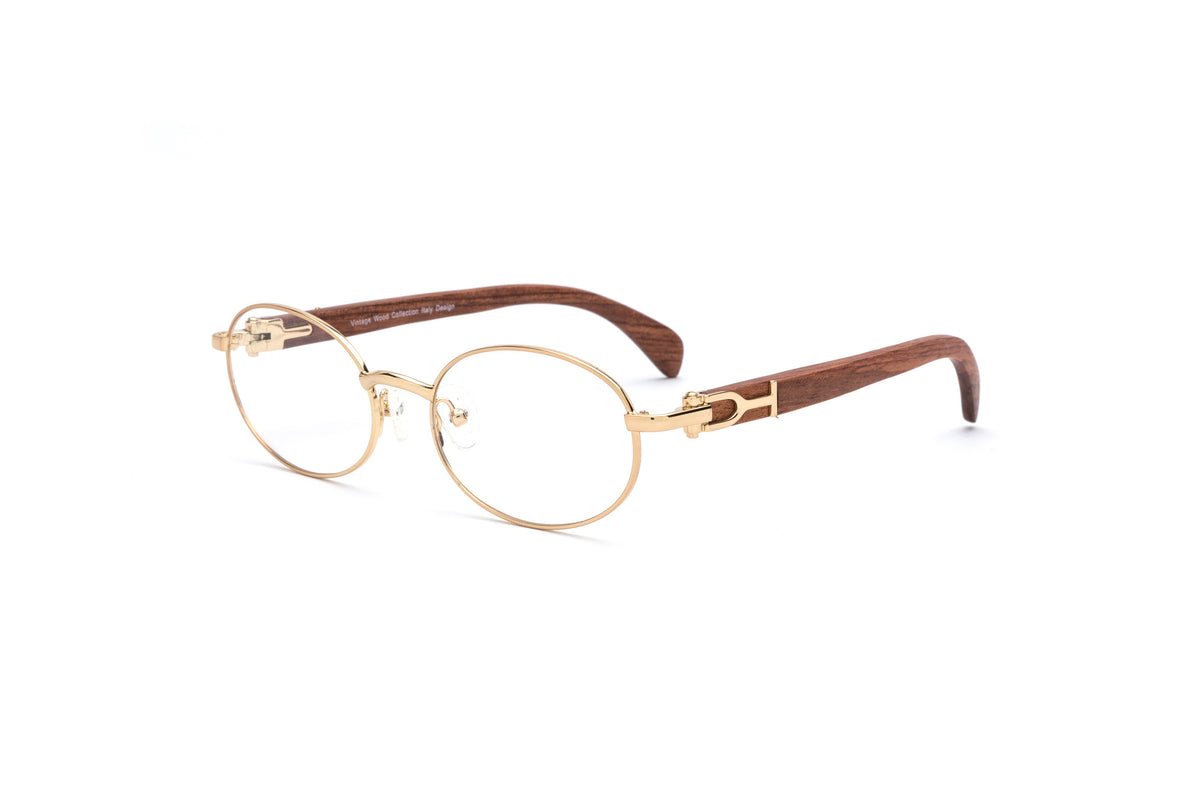 cartier gold and wood frames
