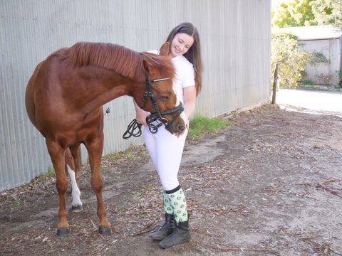 Dancing Avocado Riding Socks