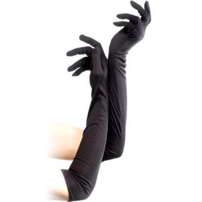 Long Gloves - Black