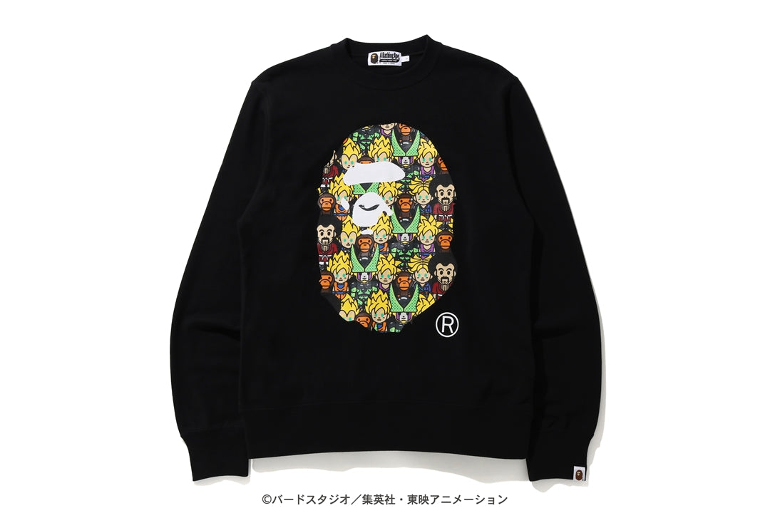 M~L] DS! Bape Dragon Ball Z Baby Milo Big Ape Head Crewneck