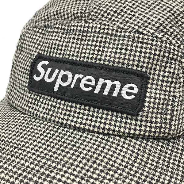 supreme houndstooth cap