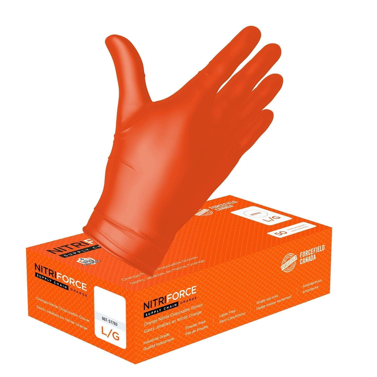 skytec nitrile gloves