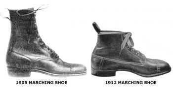 Russet Marching “Shoe” is what soldiers wore prior to the Trench Boot.