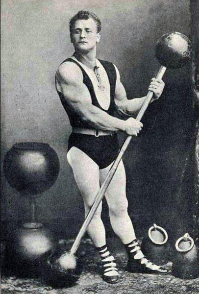 eugen sandow strongman barbell