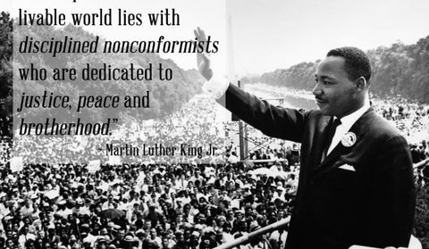 Famous Quotes: Justice, Peace, and Brotherhood – Martin Luther King Jr. - Wolf and Iron