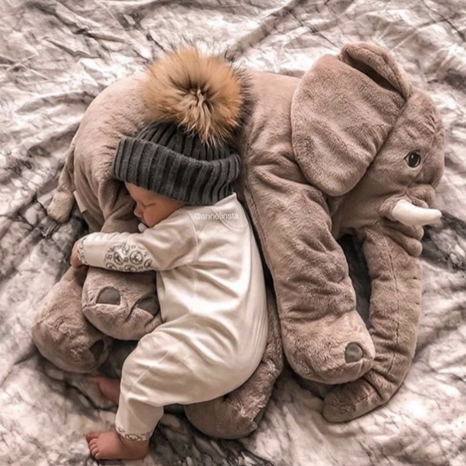 baby cuddle elephant pillow