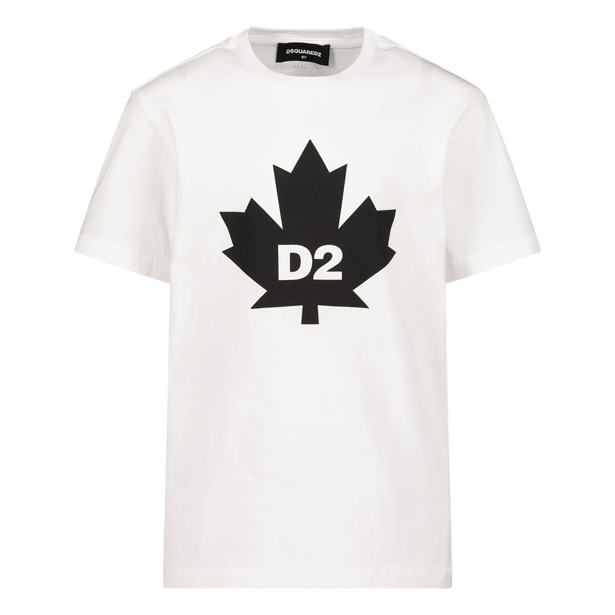 Dsquared2 Junior Flag T-Shirt Wit | Same Day Delivery | Konceptstore.nl