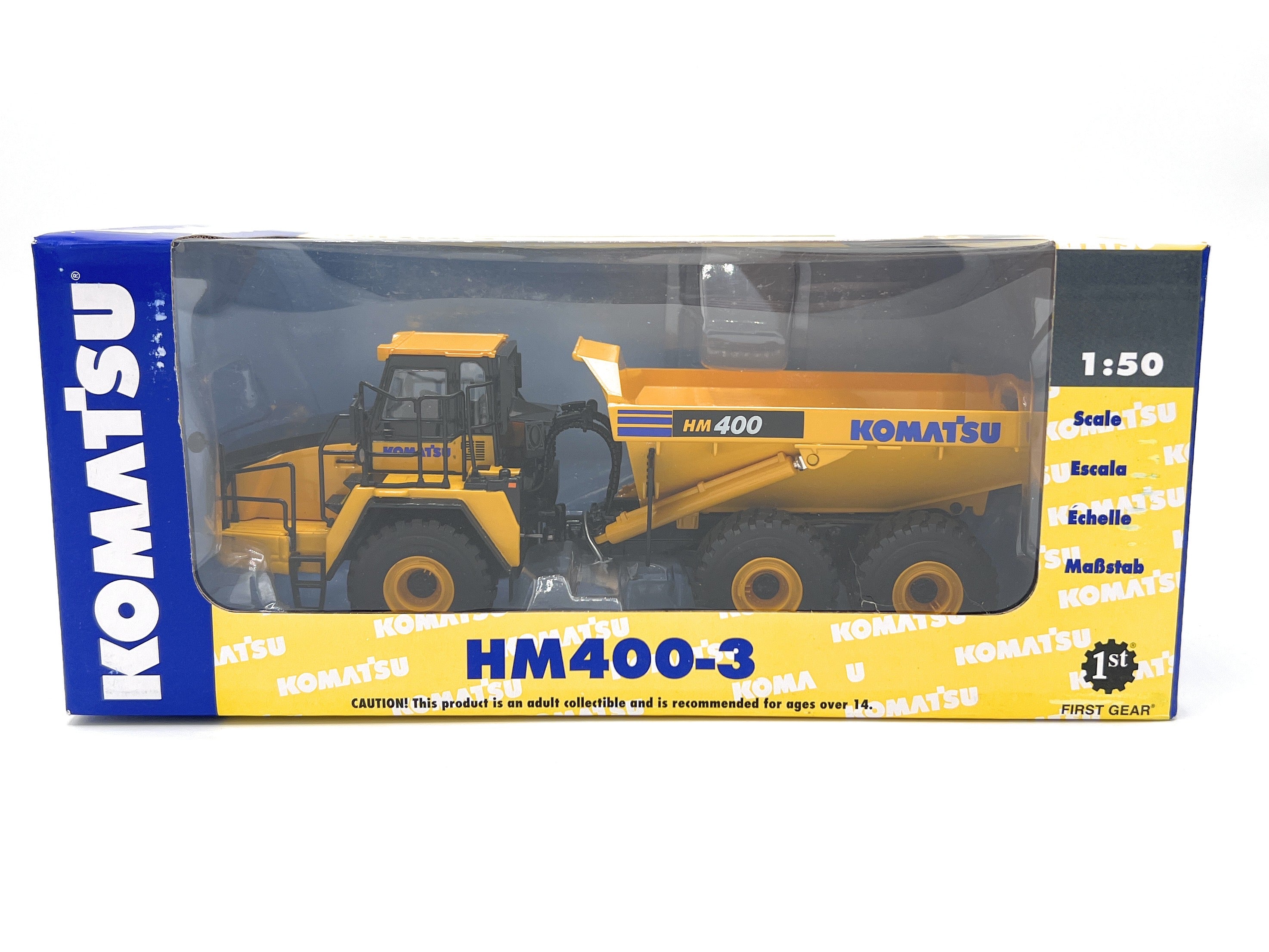 1/50 Scale Komatsu HM400-3 Articulated Dump Truck – Titan