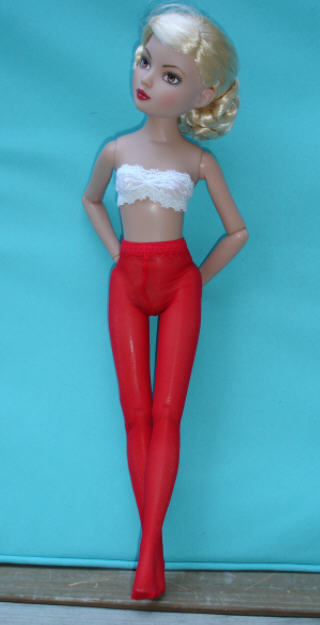 Neon Flower Mesh Stockings Hose 16" Fashion Doll Tonner Sybarite JamieS Ellowyne
