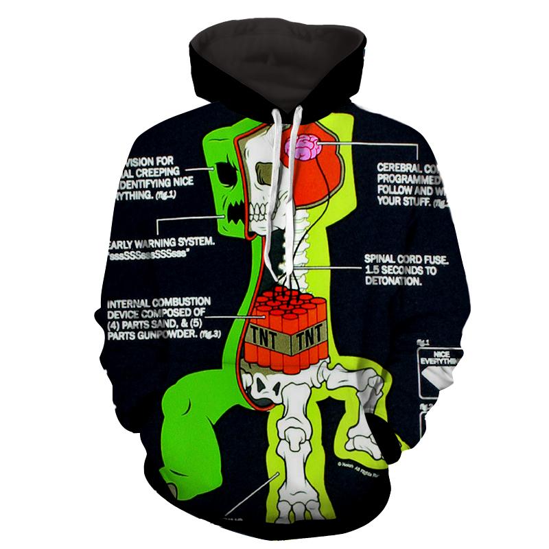 creeper hoodie minecraft