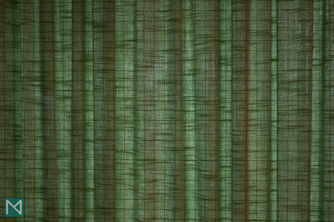 Green curtains in the ballroom at Saltdean Lido