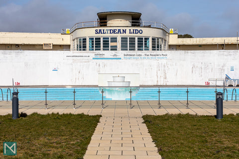 View of Saltdean Lido from the south