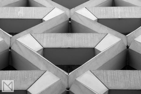 Welbeck Street Car Park concrete triangles © Nick Miners Photography