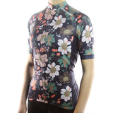 maillot vélo femme manche courte cycliste motif à fleurs shop Start-to-Train Start2Train