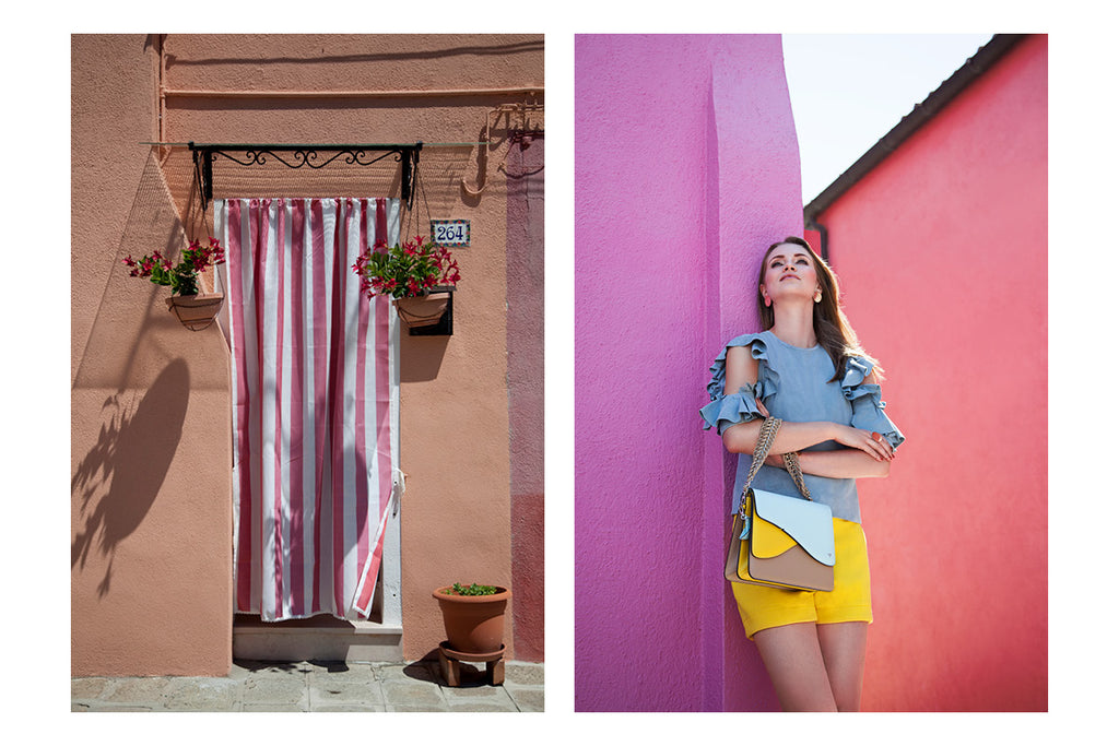 Isla Fontaine lookbook spring summer 2018 burano venice jewelry bags