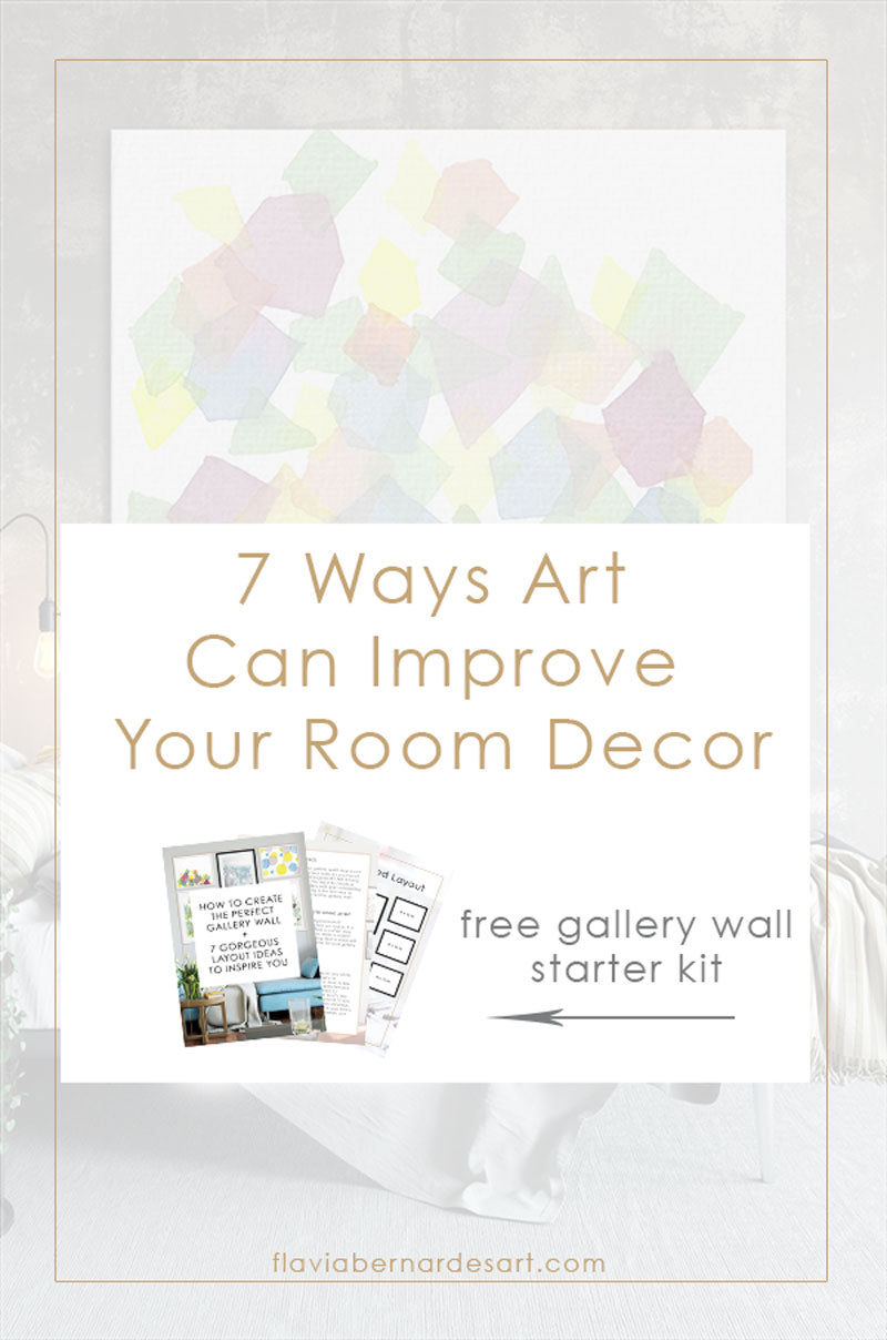 7 Ways Art Can Improve Your Room Decor - Flavia Bernardes Art