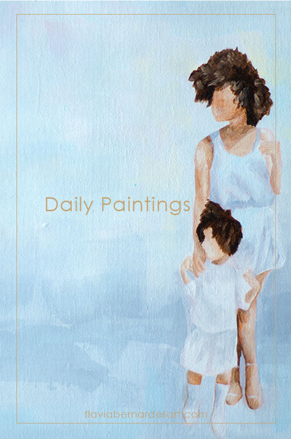 daily paintings project - flavia bernardes art blog