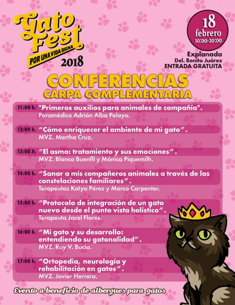 Minino Plus te invita a Gato Fest, el evento más grande de México dedicado a los mininos este de este 18 de febrero.