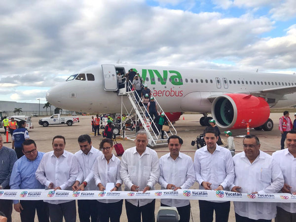 Miguel Torruco inauguró la nueva ruta Mérida – Villahermosa de Viva Aerobus