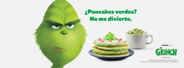 ¿Grinch Green Pancakes?  Atrévete a probar su delicioso sabor en IHOP