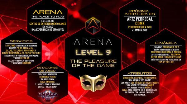 Trivia: ASISTE A LA APERTURA ARENA THE PLACE TO PLAY