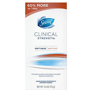 Secret Clinical Strength Sport Marathon Fresh Scent - 2.6 oz