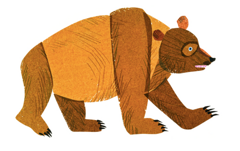 Original Eric Carle artwork for Brown Bear, Brown Bear What do you See? 