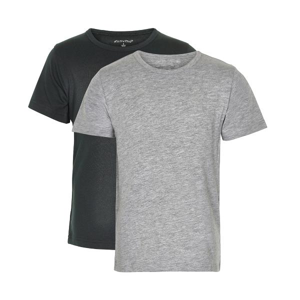 Black 2-pak t-shirts fra Minymo til børn - Lillepip.dk