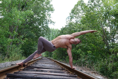 Sam Butts Yoga Is Vegan Vashistasana