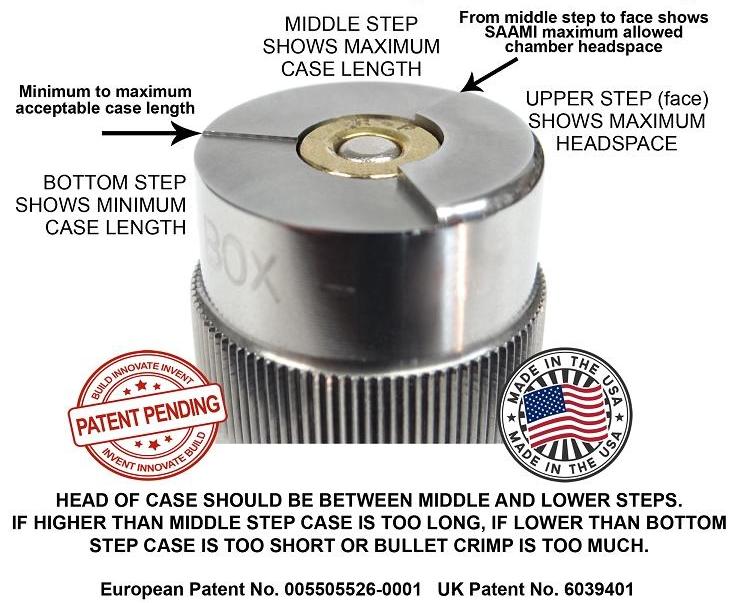 Free Ship 38 Special Case & Ammunition Gauge PATENTED-To Check Reloads & Ammo 