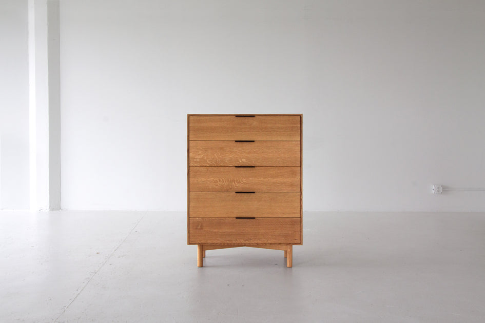 white oak tallboy