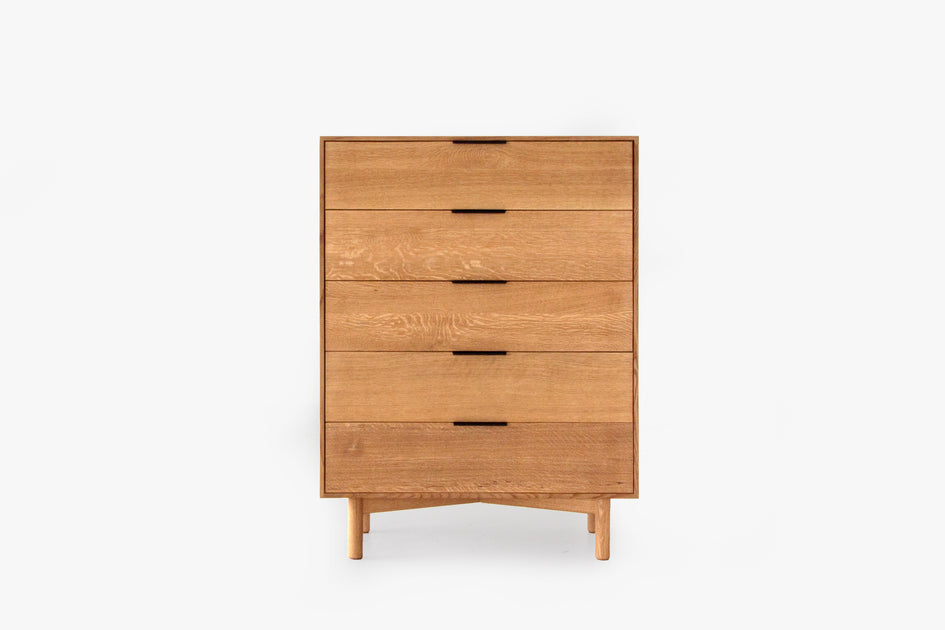 light oak tallboy