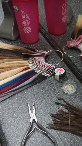 Donna Bella Hair Extension Tools - Color Ring and I-Link Tools