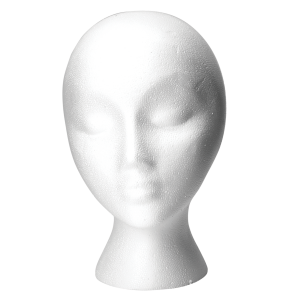 Donna Bella Hair Extension Tools - Styrofoam Mannequin Head