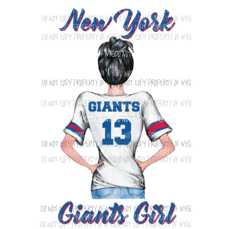 girls new york giants jersey