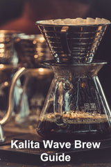 brewing coffee in kalita wave brewer