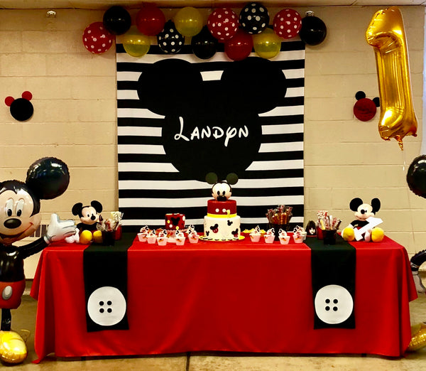 Mickey Mouse Party Table Ideas