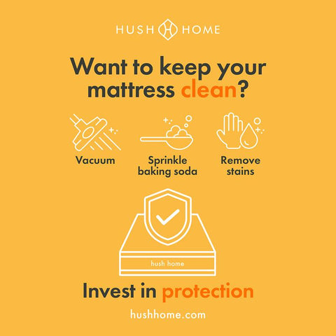 tips for cleaning mattresses by Hush Home Hong Kong