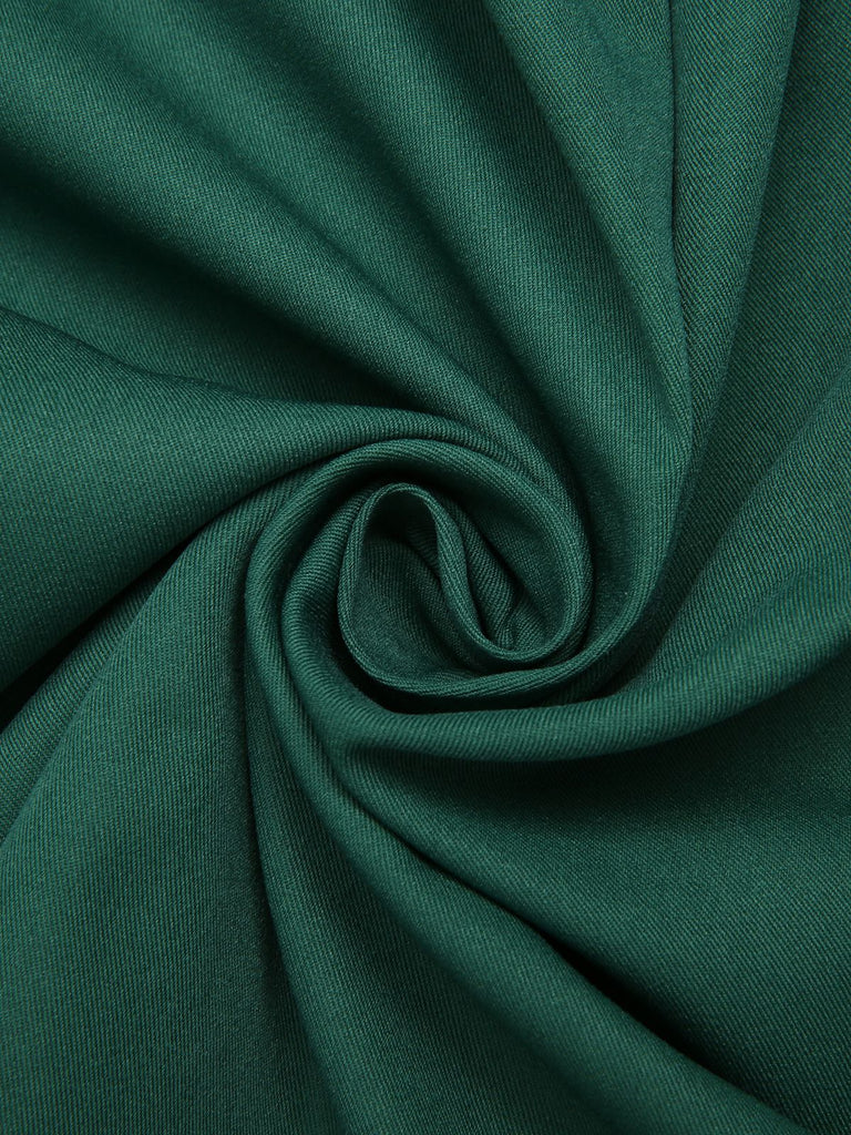 [Pre-sale] Green 1950s Solid Pleated Skirts