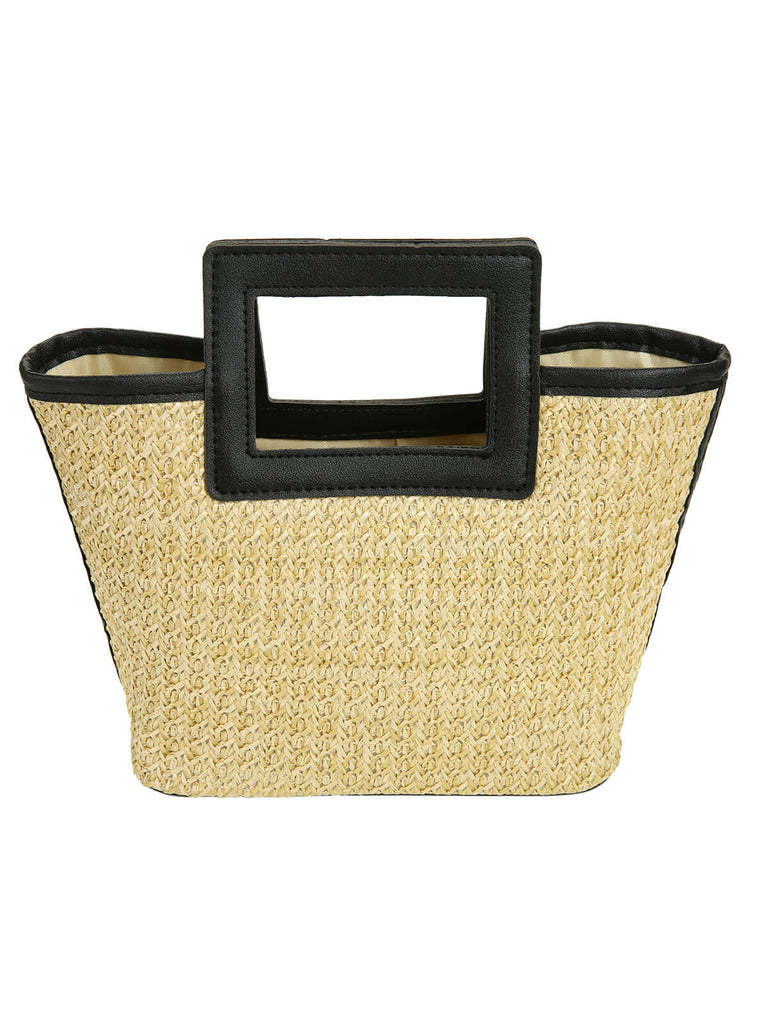 Retro Summer Hand-woven Straw Handbag