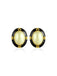 Alloy Inlaid Court Style Stud Earrings