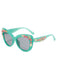 Floral Plastic Gradient Sunglasses