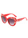 Floral Plastic Gradient Sunglasses