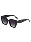 Retro Gradient Square Frame Sunglasses