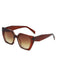 Retro Gradient Square Frame Sunglasses